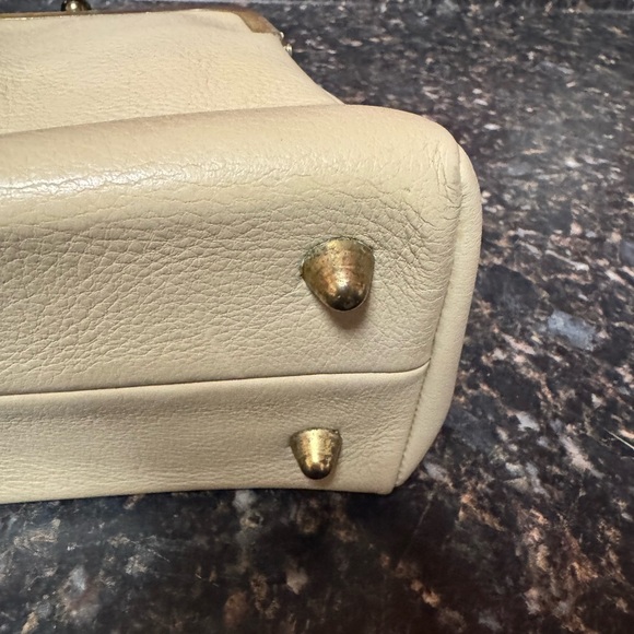 Vintage Coach Bonnie Cashin Era Kisslock Chain Bag Leather with Rainbow Stripe - Picture 15 of 15